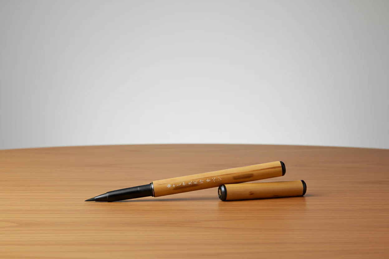 Akashiya Koto Natural Bamboo Brush Pen - Image 2