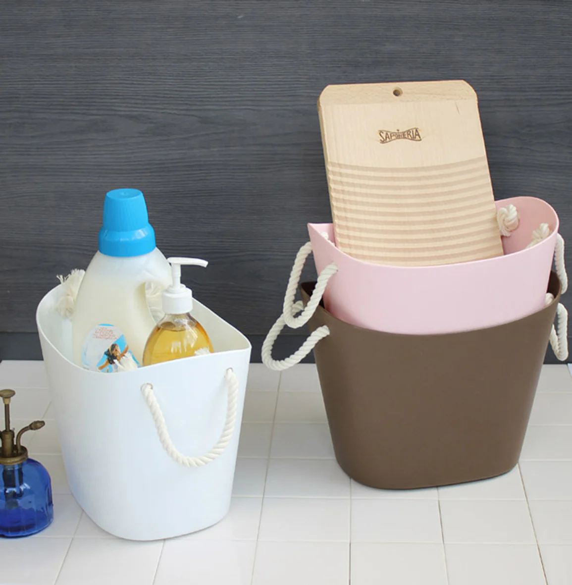 Hachiman Balcolore S Storage Basket 7L - Black - Image 4