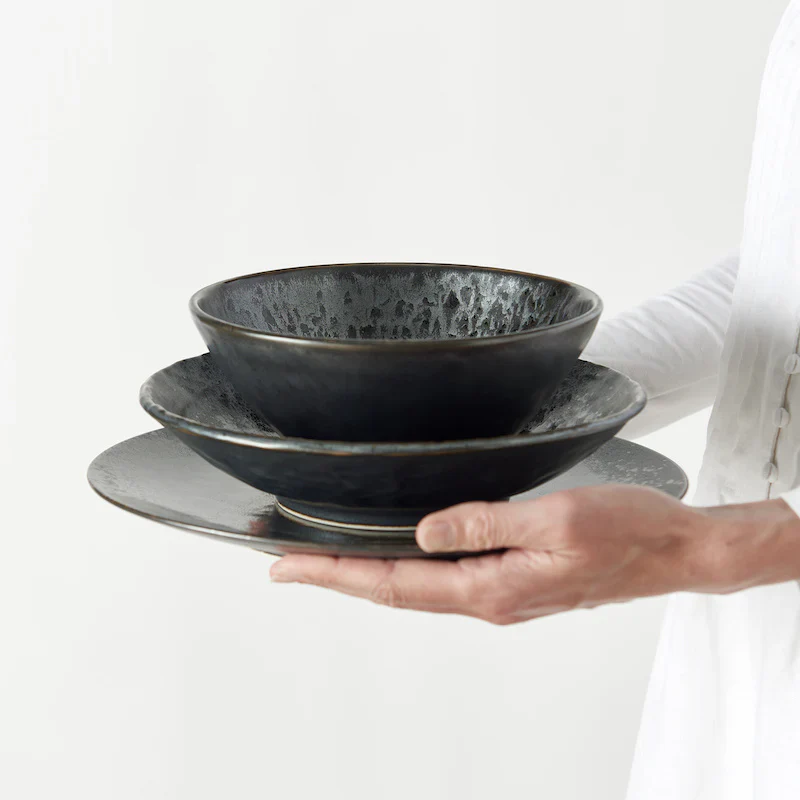 Black Pearl dinner plate 25cm - Image 9