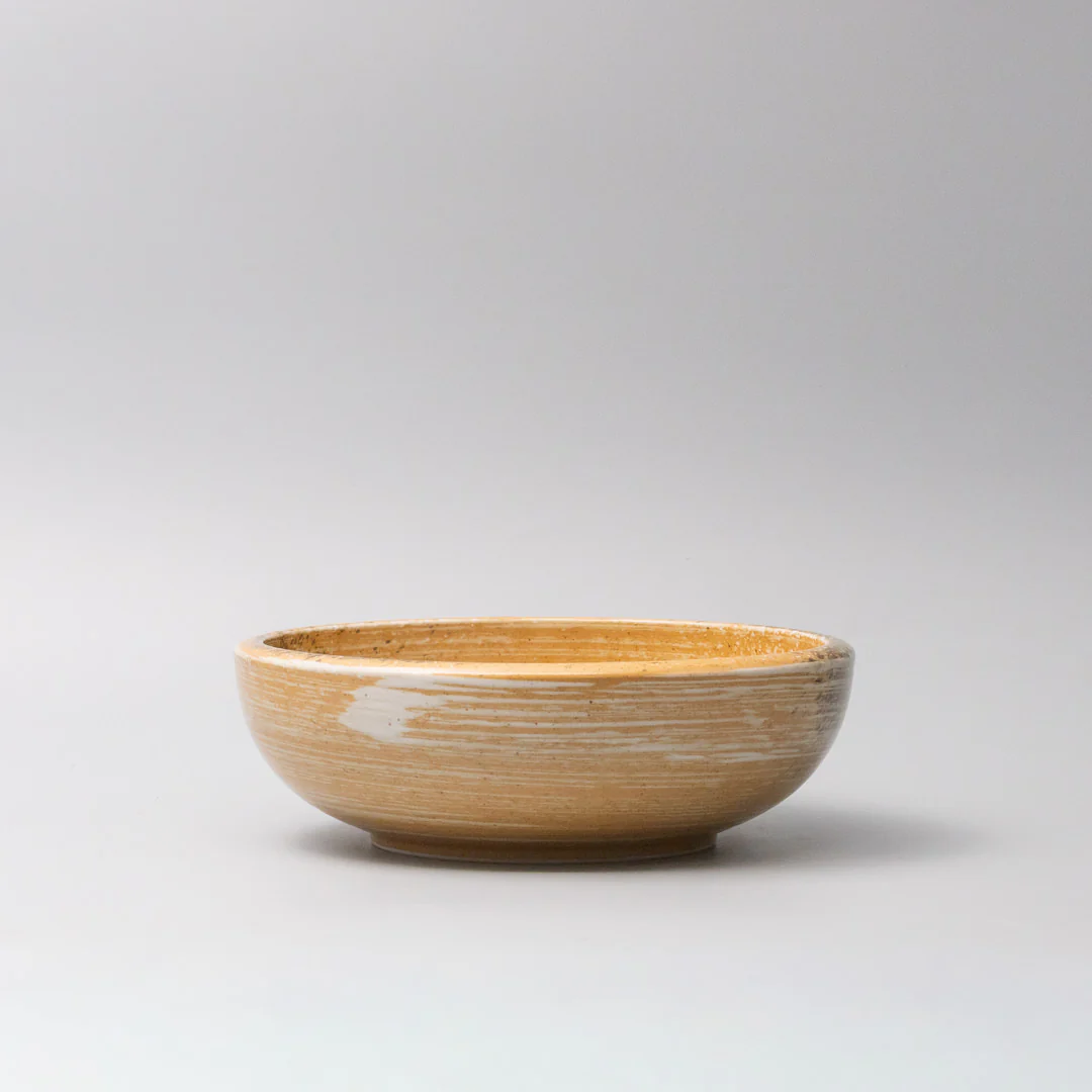 Burnt Orange thick edge bowl 24cm - Image 4