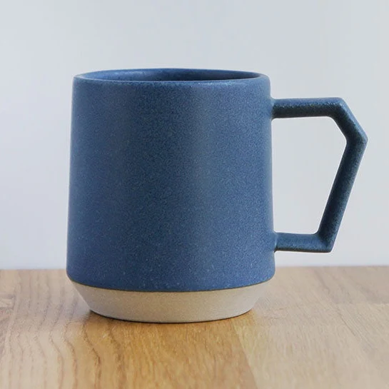 CHIPS Mat Sand Blue Gift Boxed Mug with Handle 380ml - Image 3