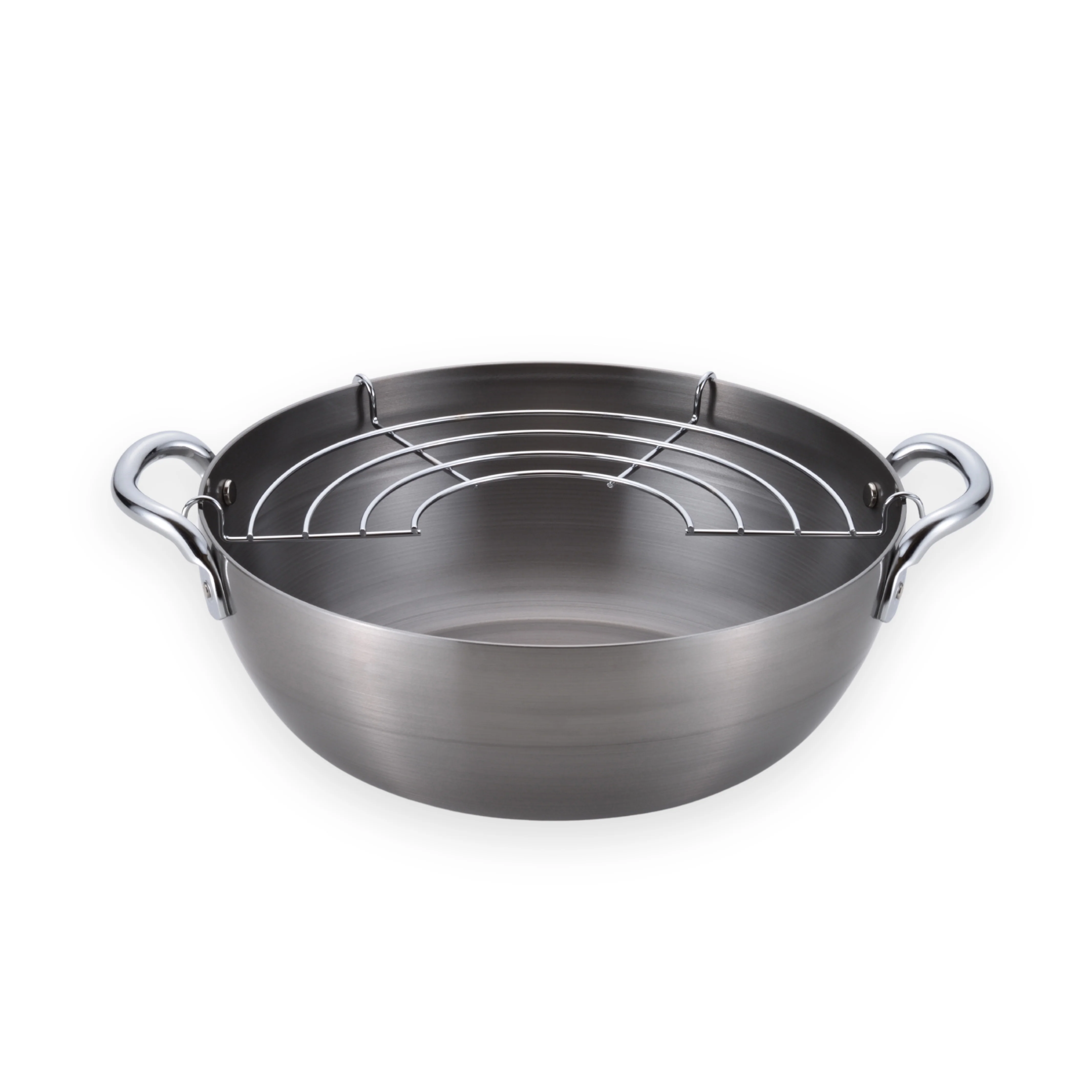 Chitose Iron Tempura Deep Frying Pot 20cm