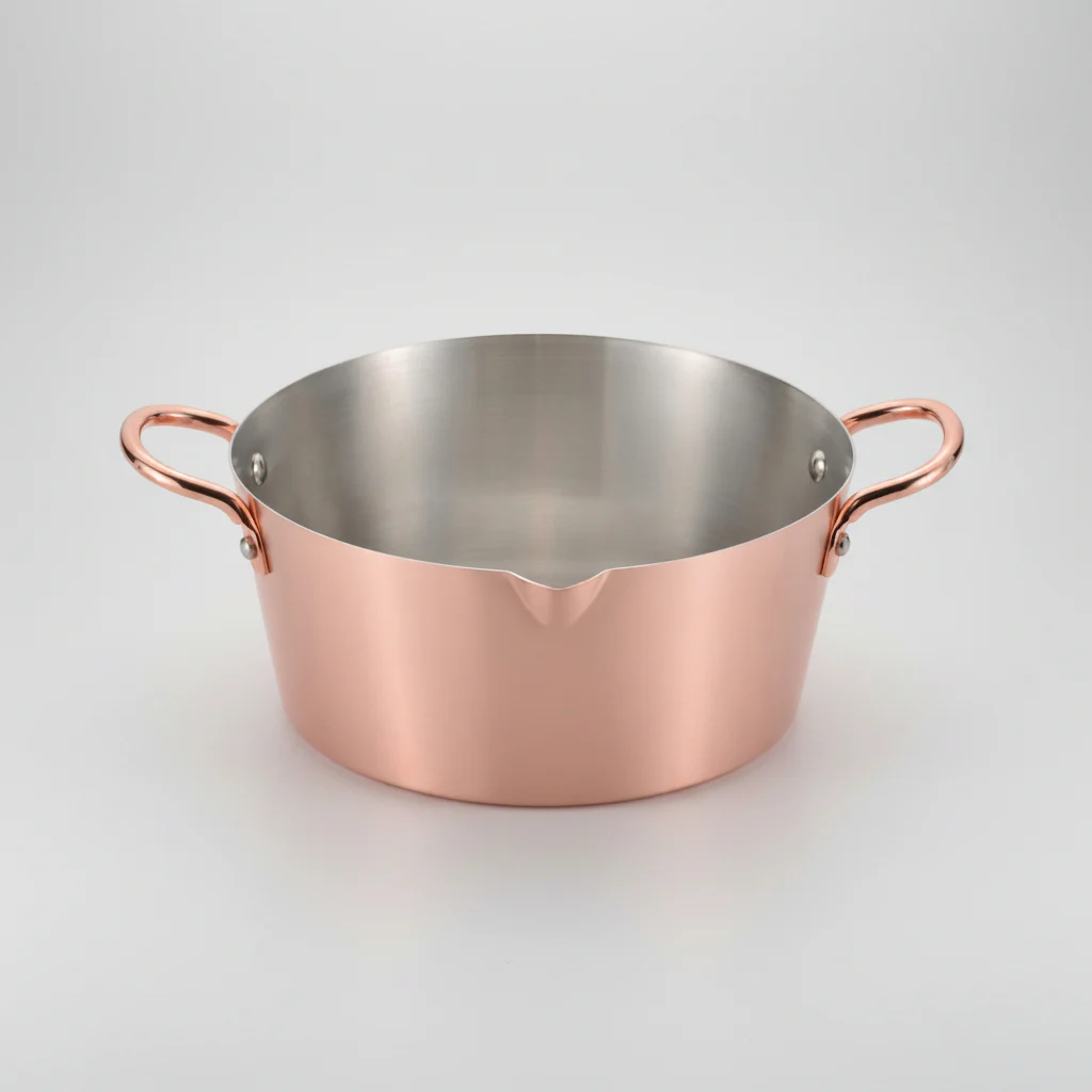 Chitose Pure Copper Tempura Pot 20cm