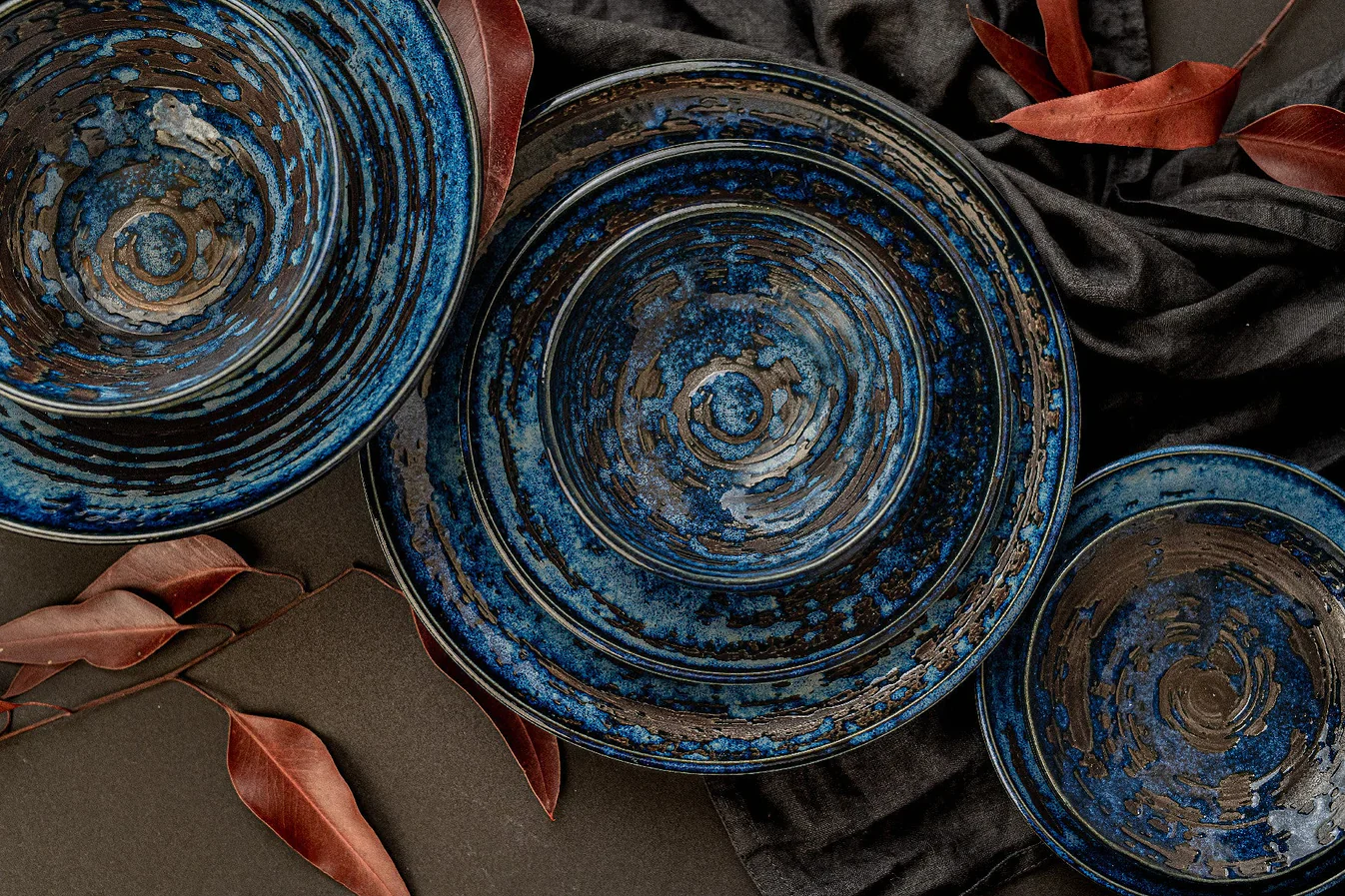 Copper Swirl tapas plate 17cm - Image 4
