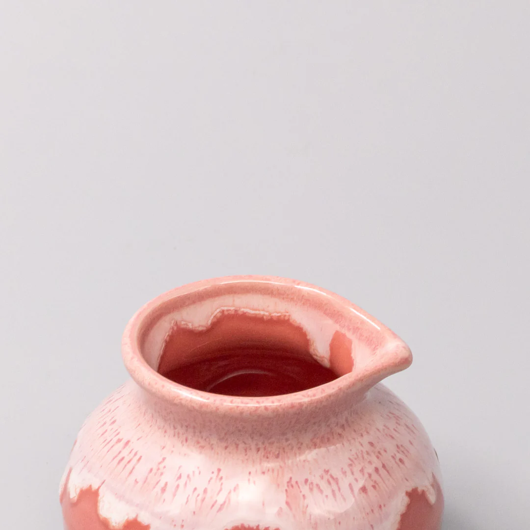 Coral Pink White Drip Pourer 120ml - Image 2