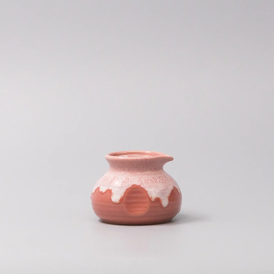 Coral Pink White Drip Pourer 120ml - Image 4