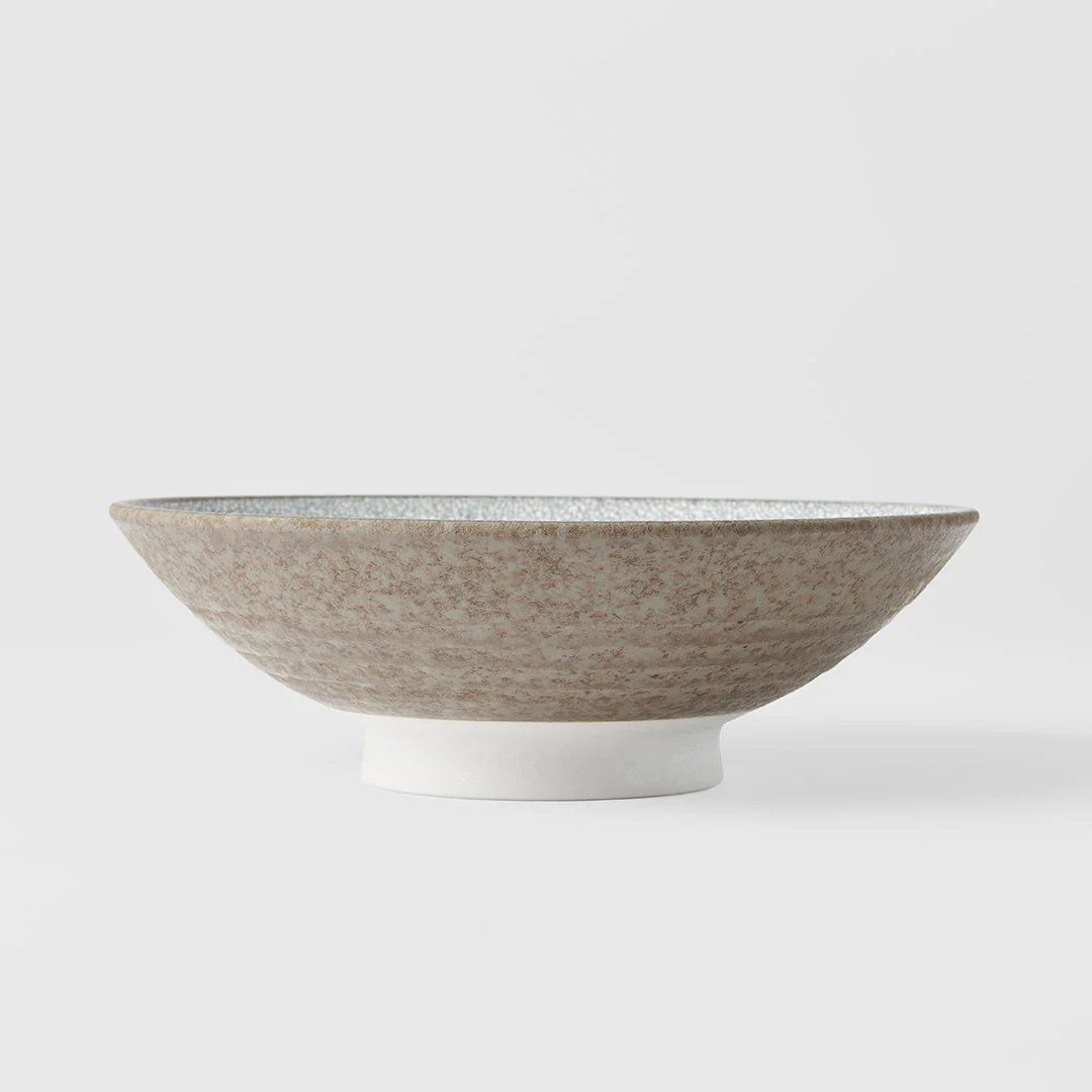 Crazed Grey Ramen Bowl 24cm - Image 3