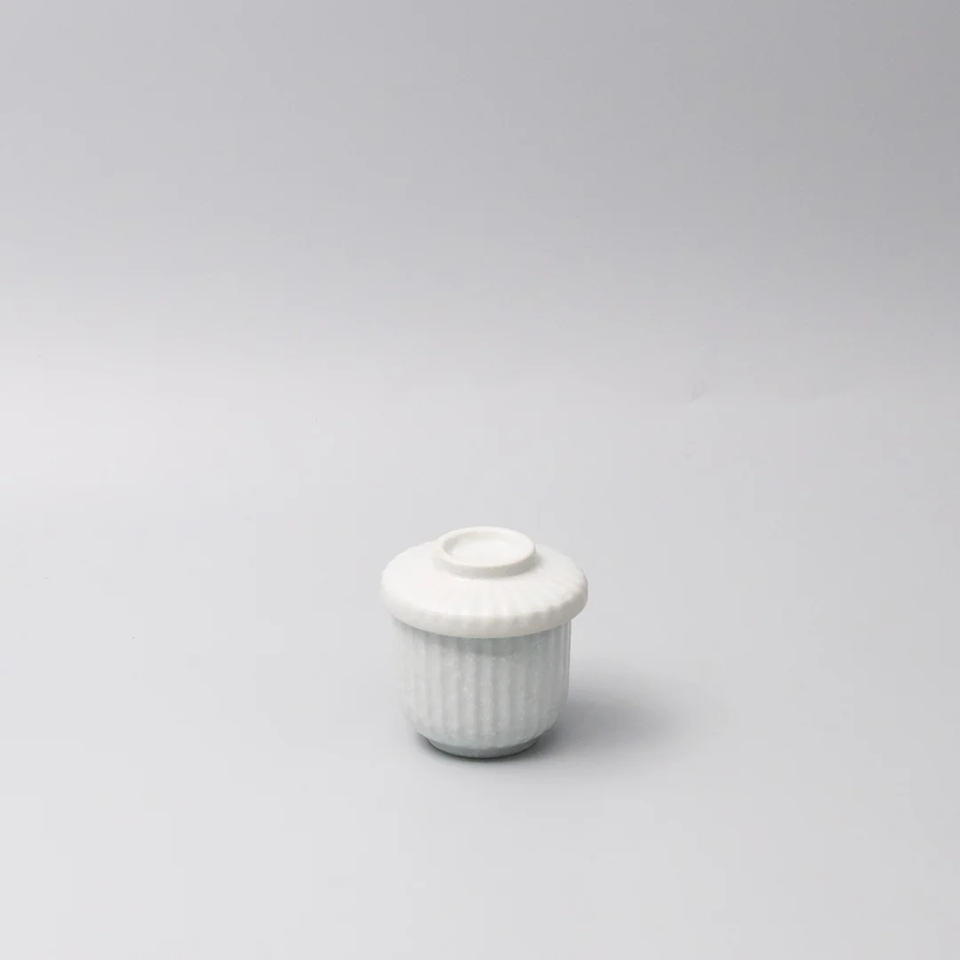Cup Chawanmushi Soft Mint Lidded Jar 170ml - Image 3