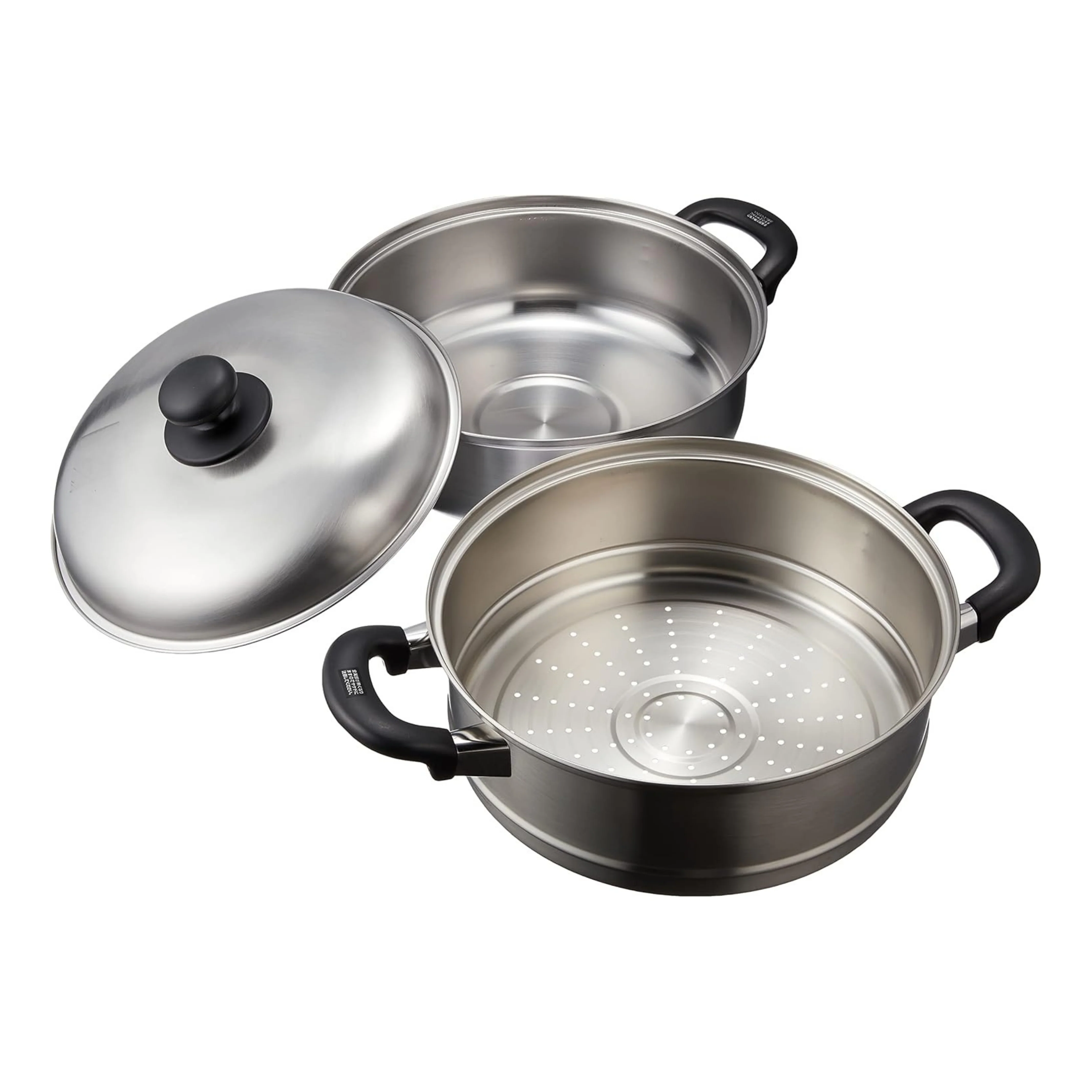 Enzo Classic Stainless Steel Everyday Cooking & Steaming Set with Ladle - Image 11