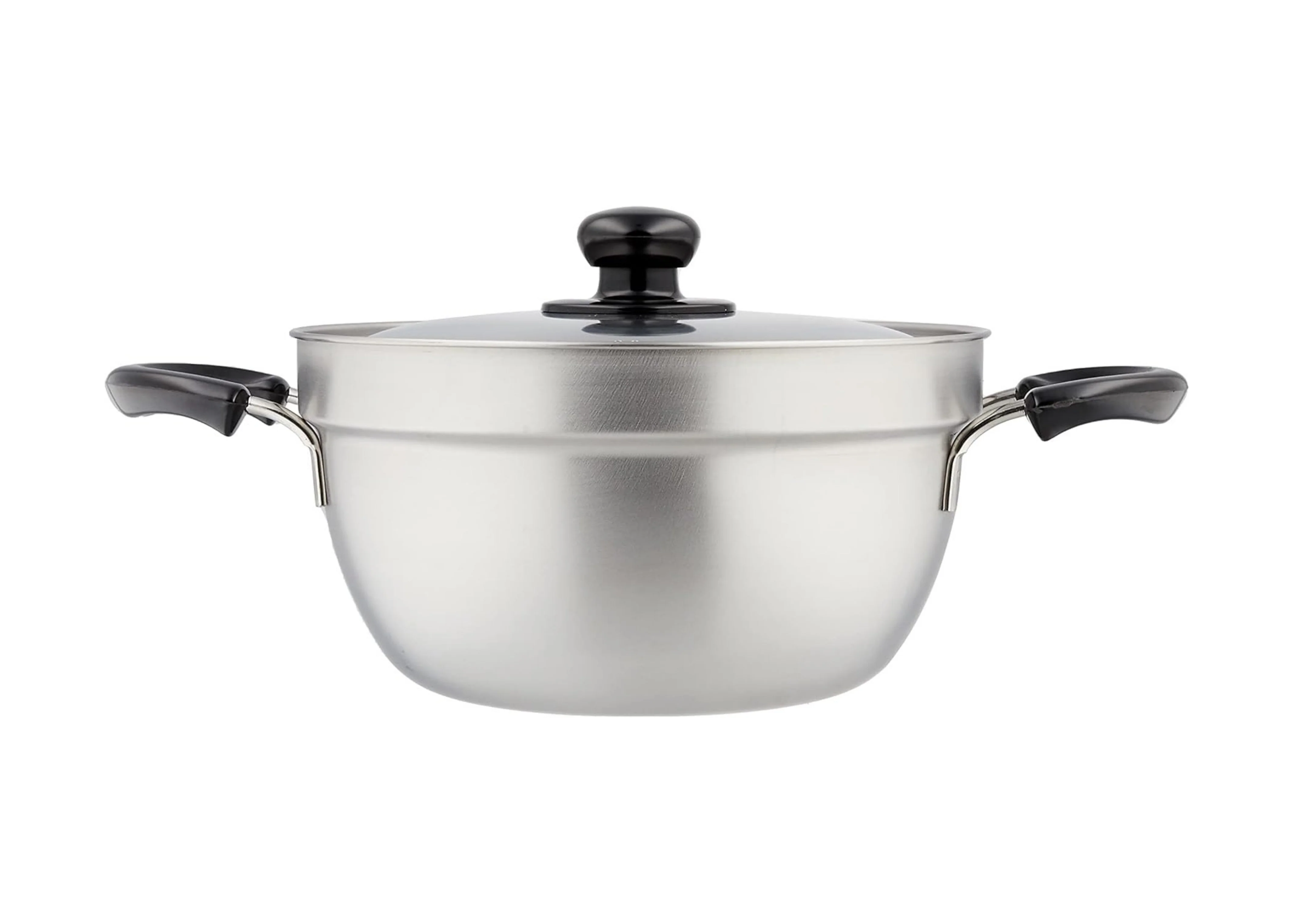 Enzo Stainless Steel Deep-Rim Casserole 23cm - Image 2