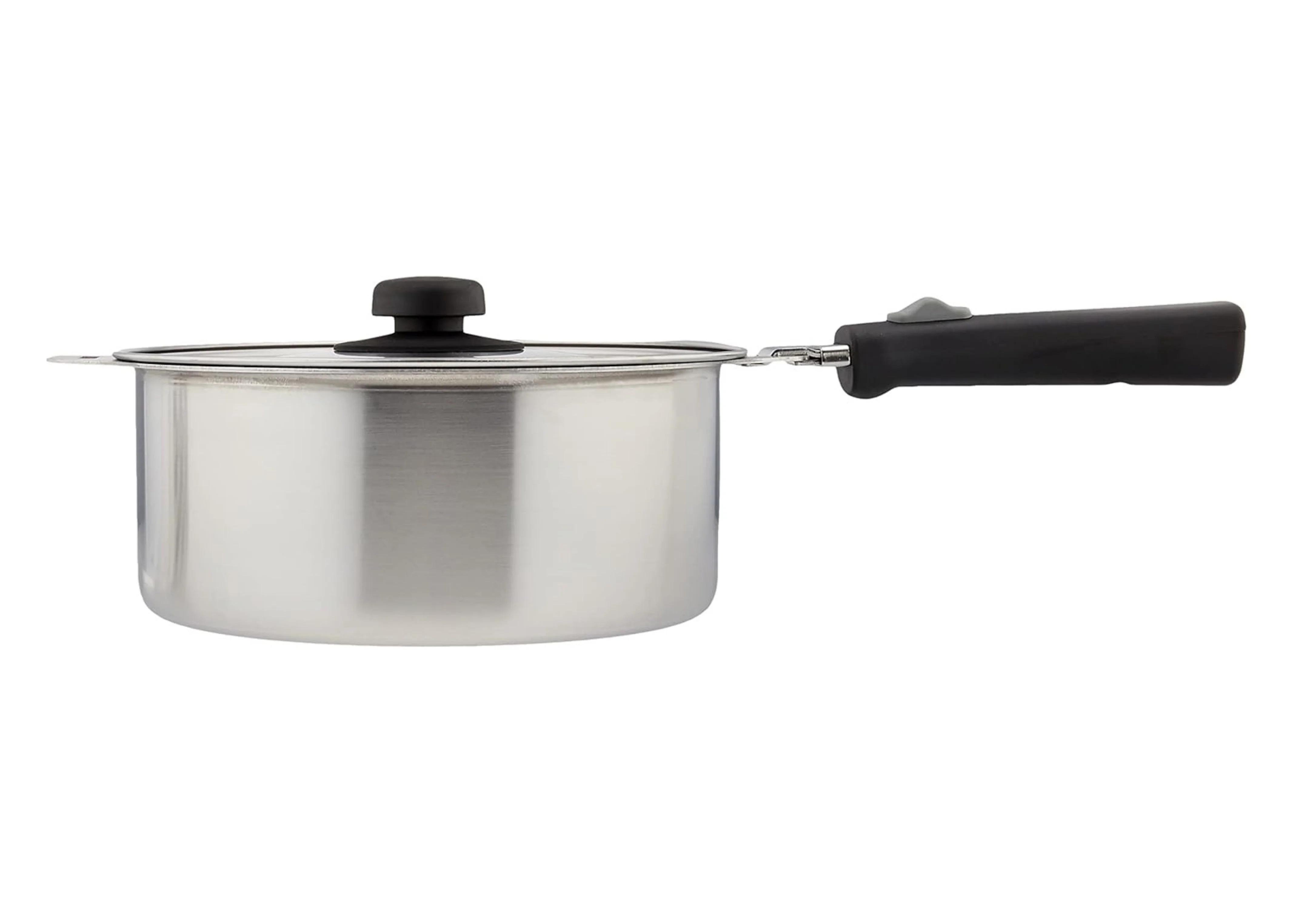 Enzo Stainless Steel Detachable Handle Cookware Set with Steaming Rack & Basket - Image 8