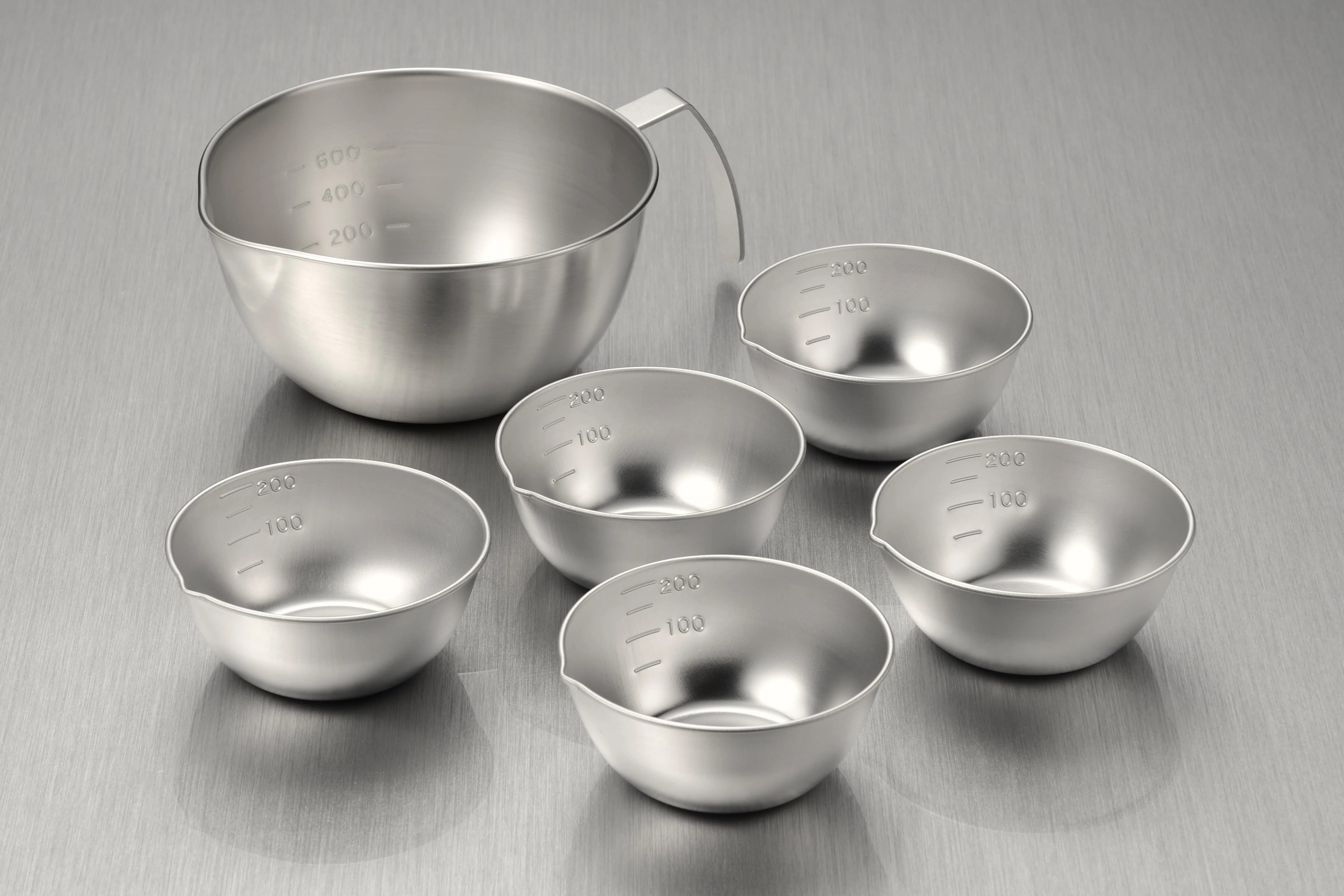 Enzo Stainless Steel Mixing & Prep Bowl 6-Piece Set