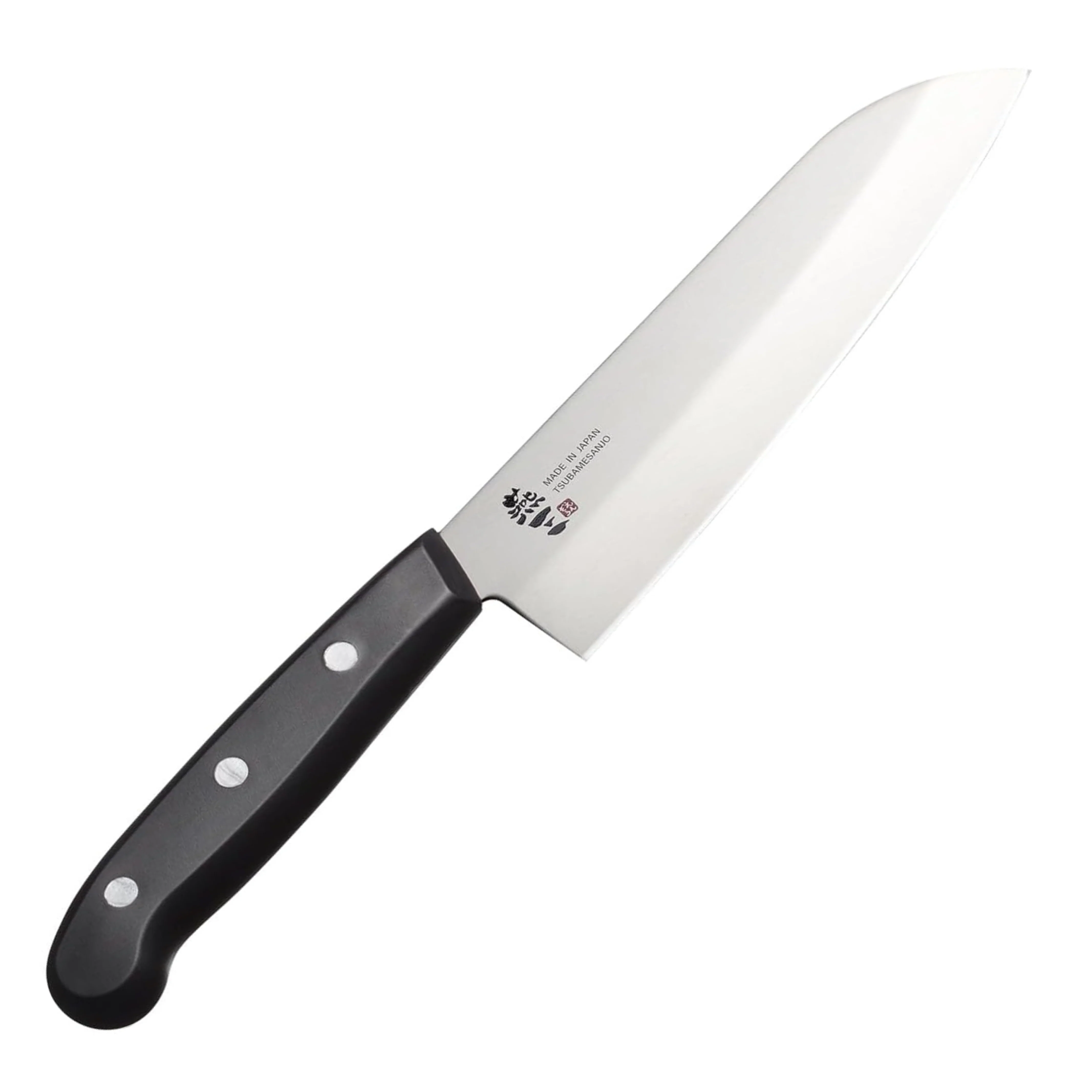 Enzo Stainless Steel Santoku, Gyuto, Petty Knife & Kitchen Scissors Set - Image 2