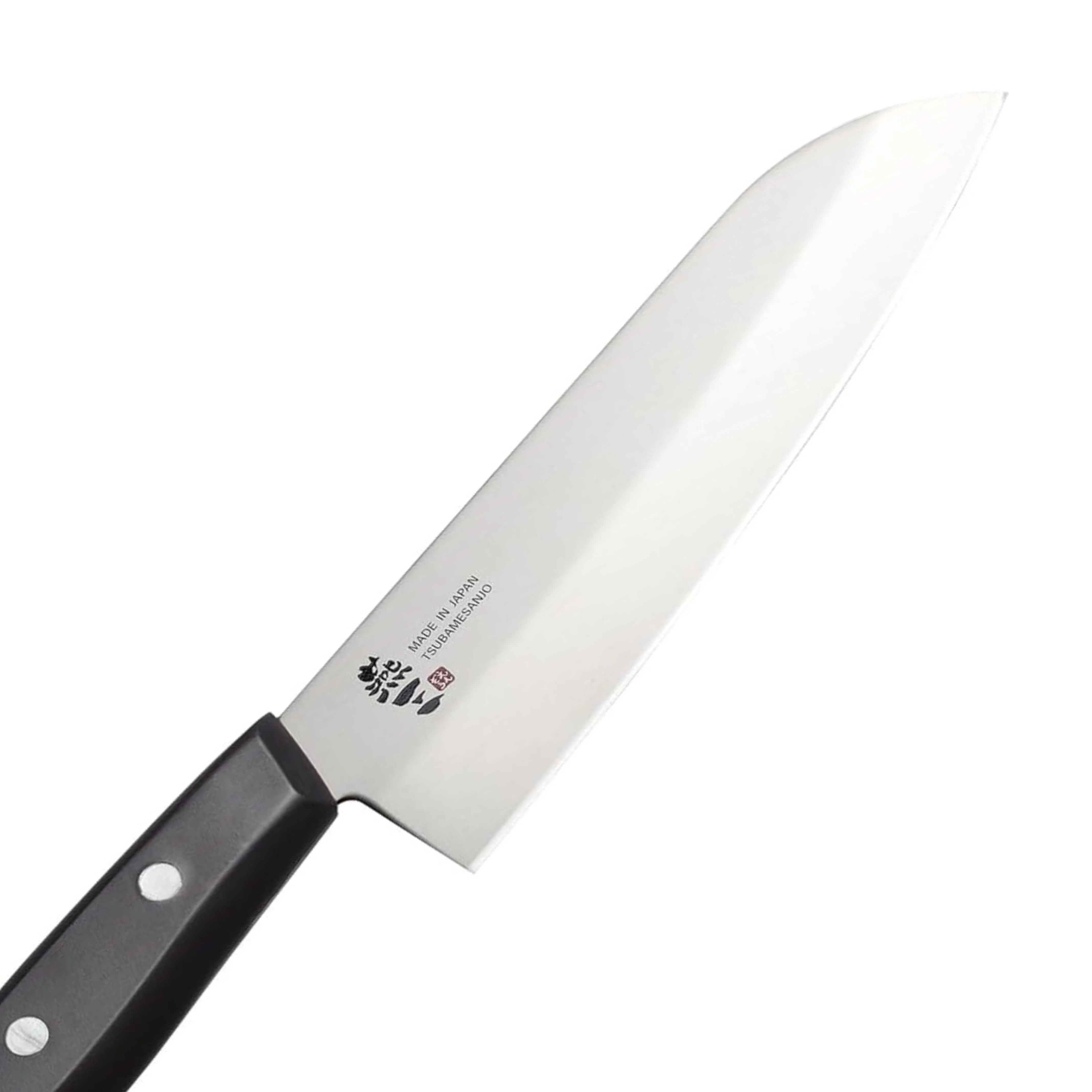 Enzo Stainless Steel Santoku, Gyuto, Petty Knife & Kitchen Scissors Set - Image 3