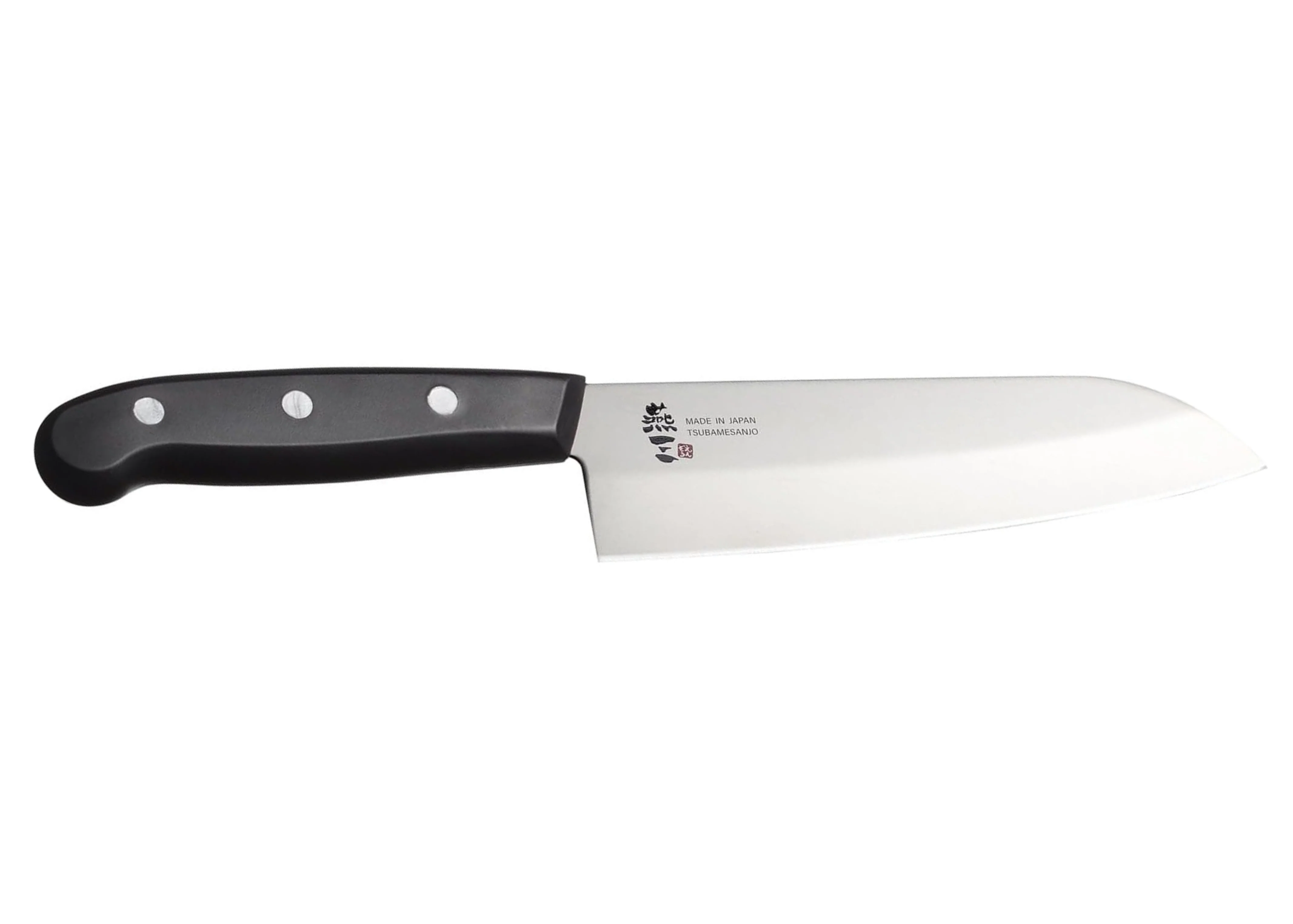 Enzo Stainless Steel Santoku Knife 16.5cm & Kitchen Scissors Set - Image 2