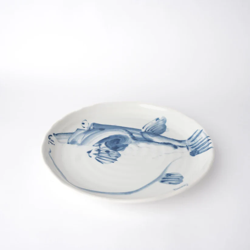 Fugu Design Dinner Plate 24cm