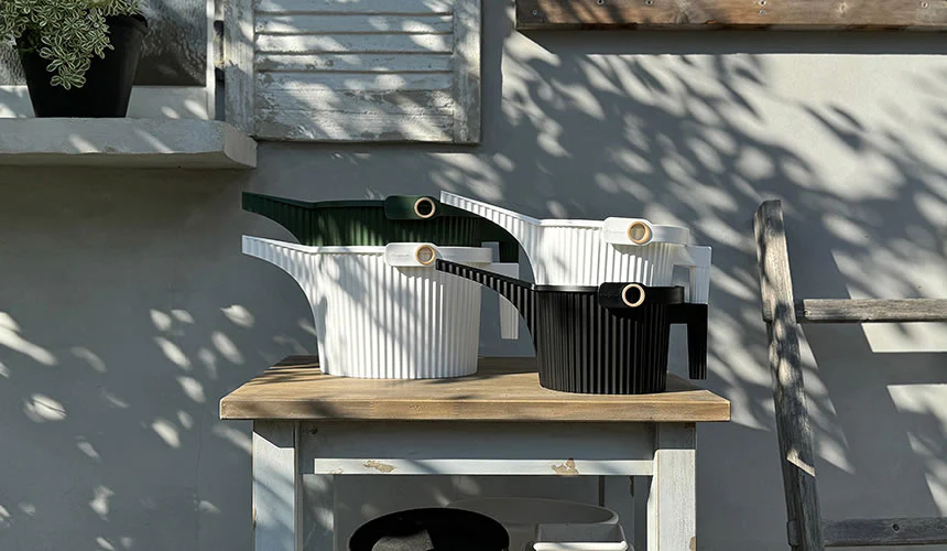 Hachiman Garden Beetle Watering can 5L - White - Image 5