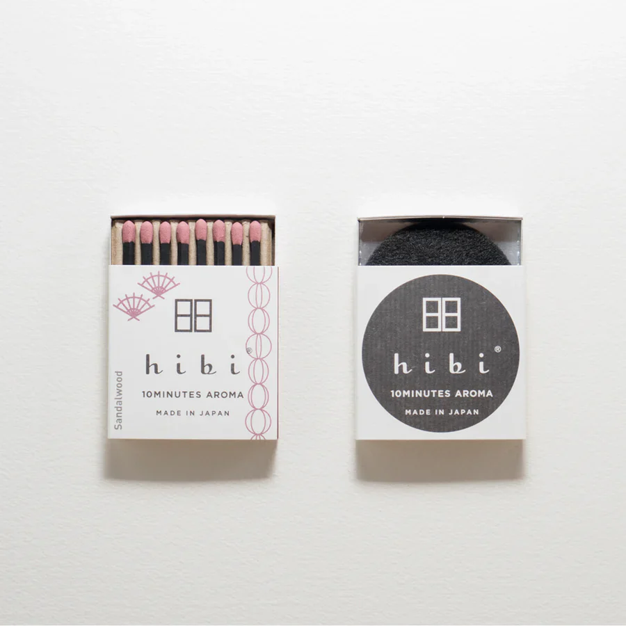 Hibi 10 Minutes incense matches Sandalwood - Image 2