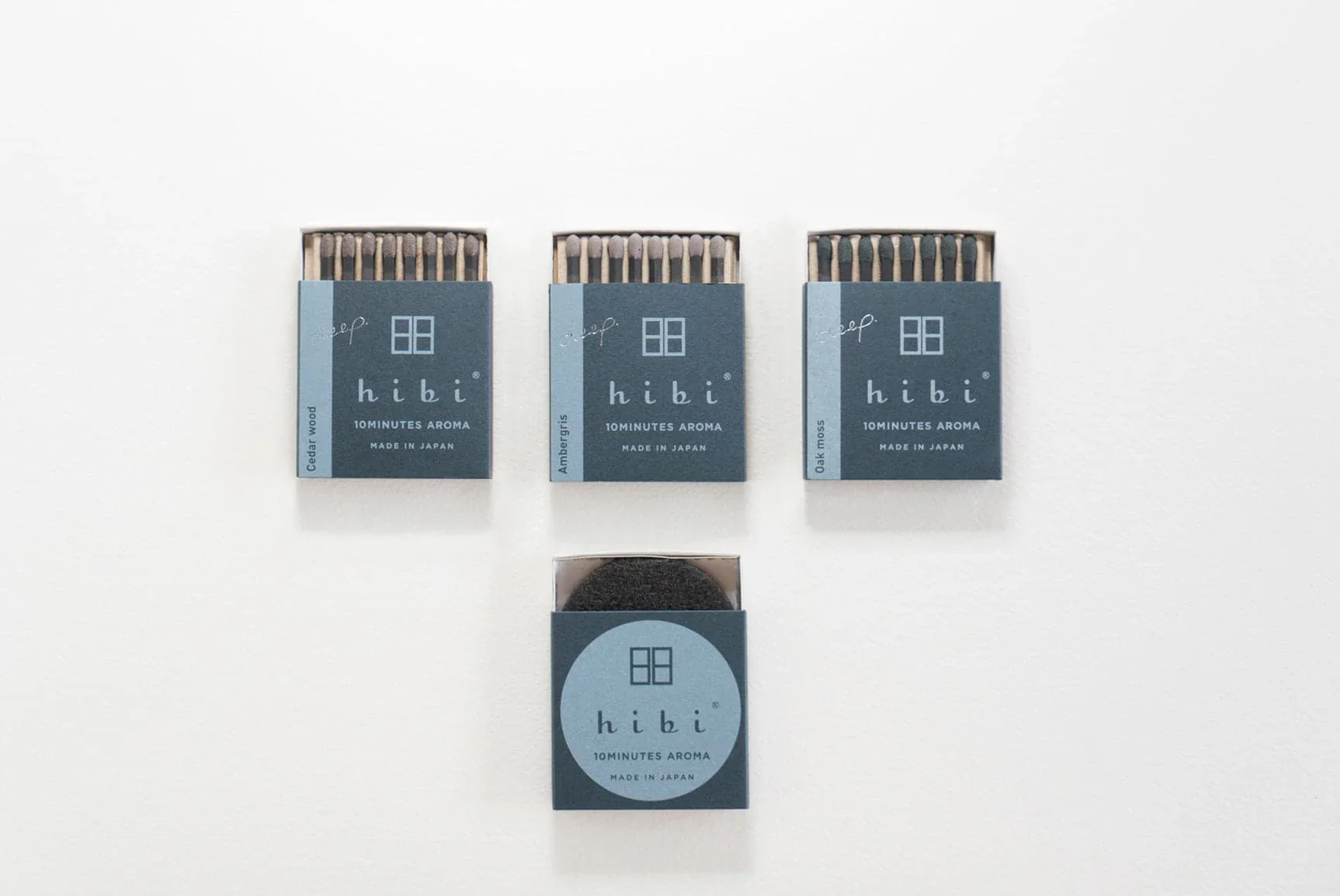 Hibi 10 Minutes Incense Matches Ambergris (Deep Aroma) - Image 5