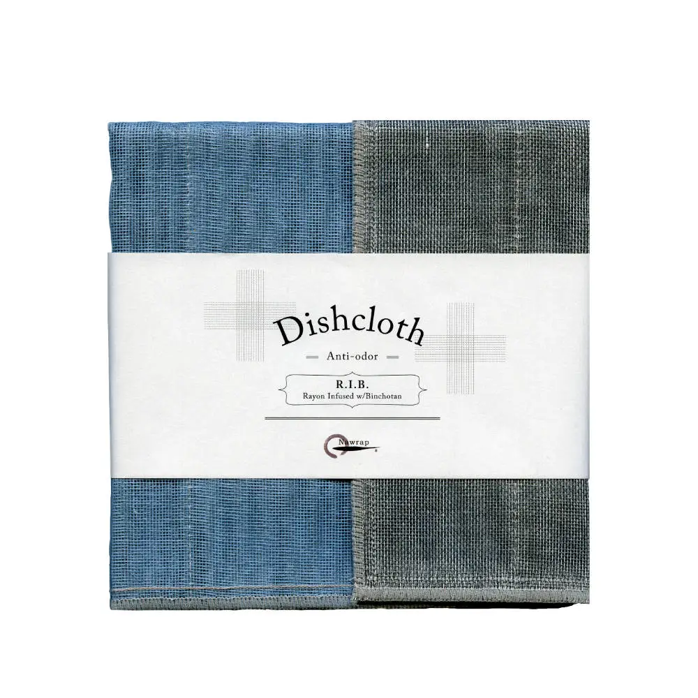High Absorbency Dishcloths - Binchotan R.I.B. - Aqua