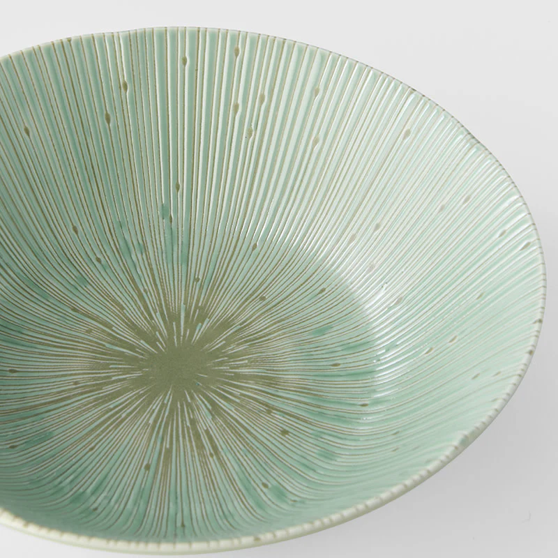 Ice Drift green bowl 21cm - Image 2