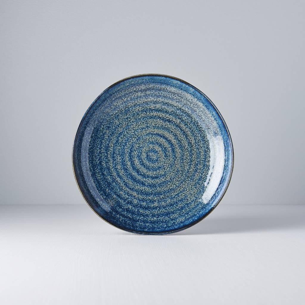 Indigo Blue uneven plate 23cm - Image 2