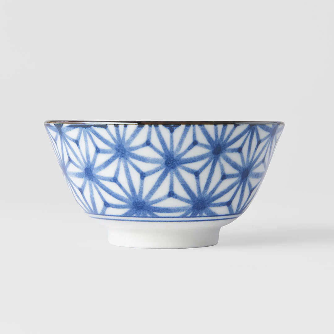 Indigo Starburst Ikat medium bowl 13cm - Image 3
