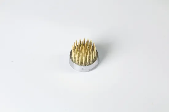 Ishizaki Hanakatsu Brass Ikebana Kenzan Mini Set - Image 4