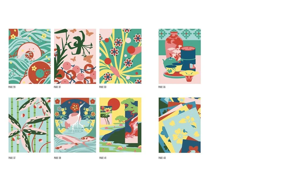 Japanese Springtime: Colour By Number - Image 8