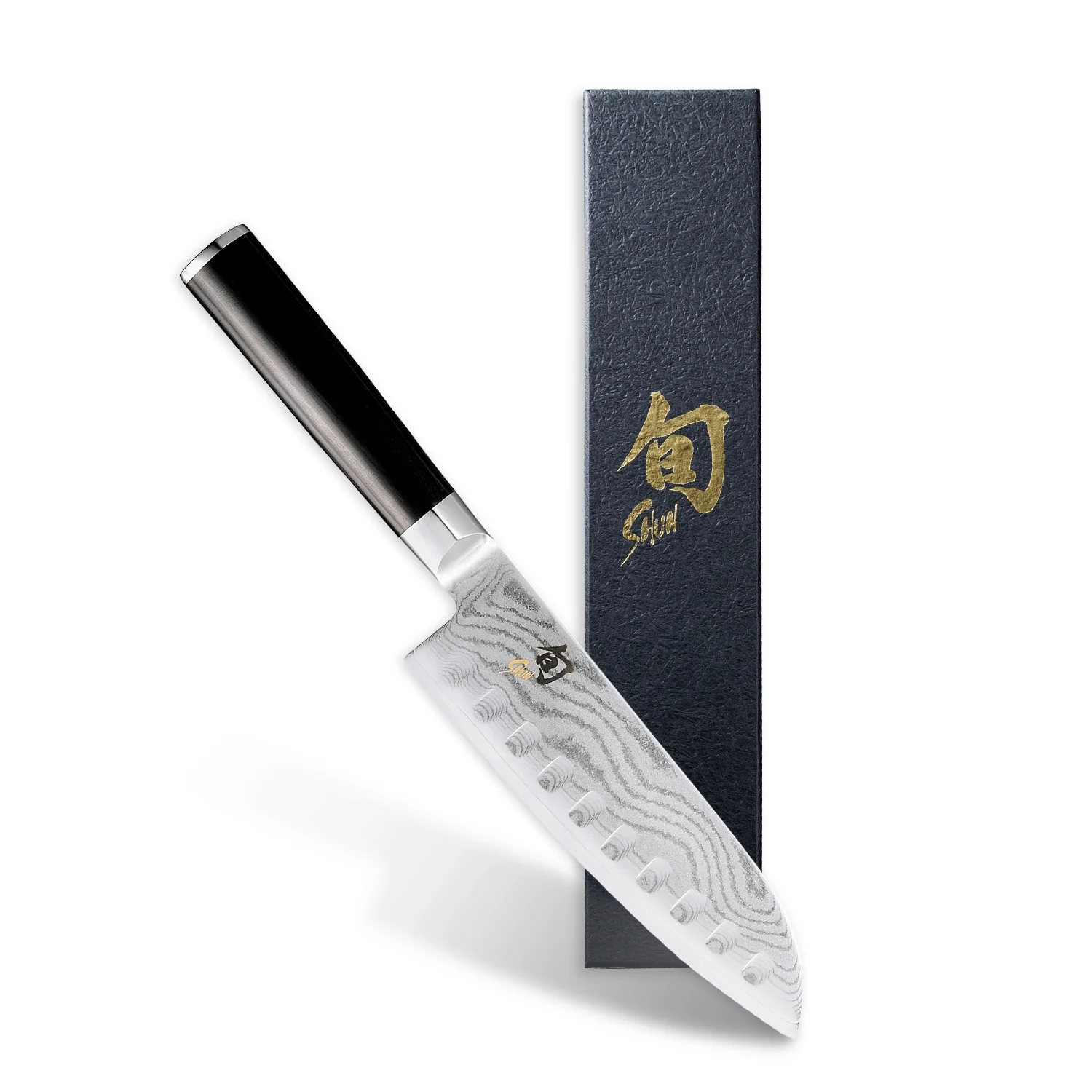 Kai Shun Classic Scalloped Santoku Knife 18cm