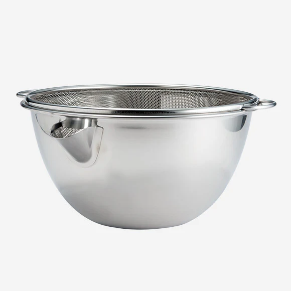 KAJI Donya Pouring Bowl and Strainer 1200ml