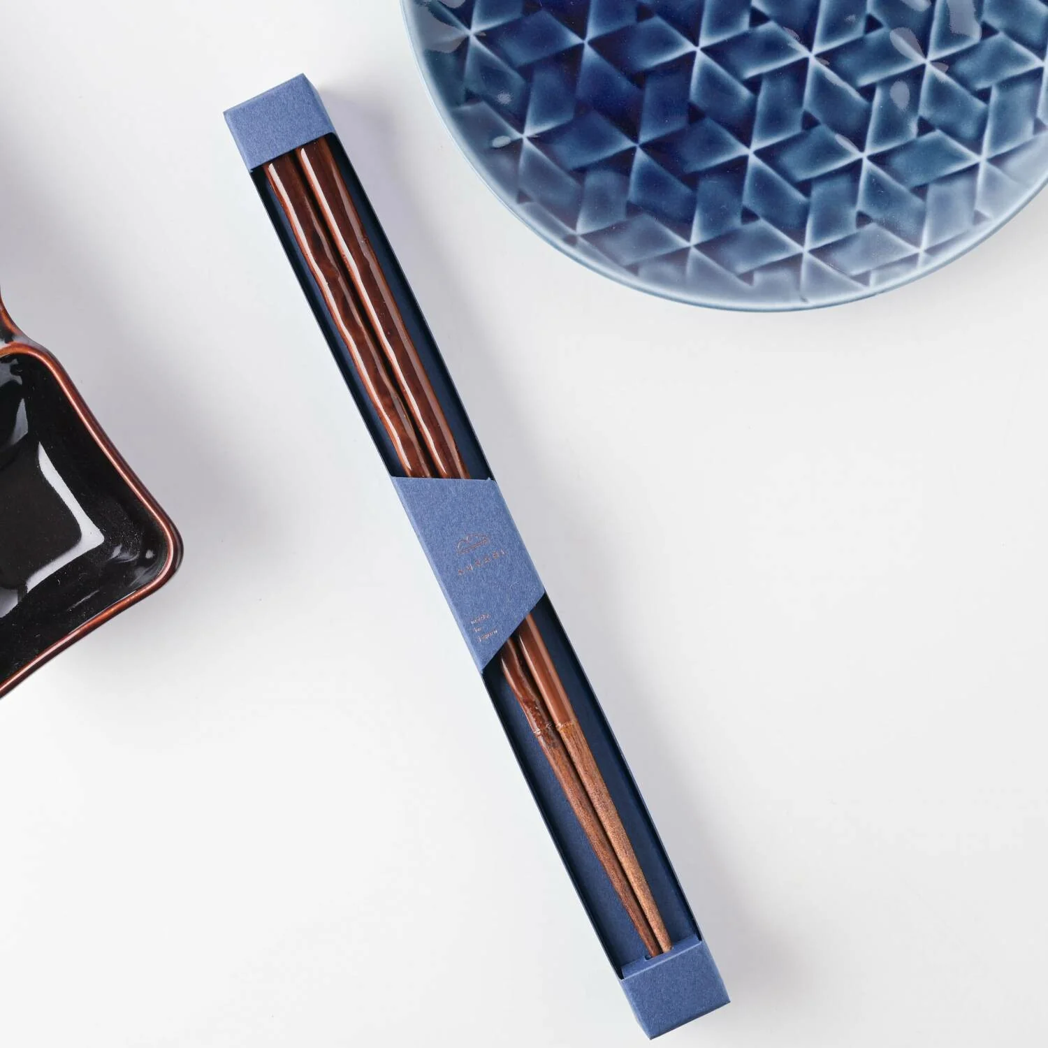 Kawai Kurabi Brown Chopsticks 23cm