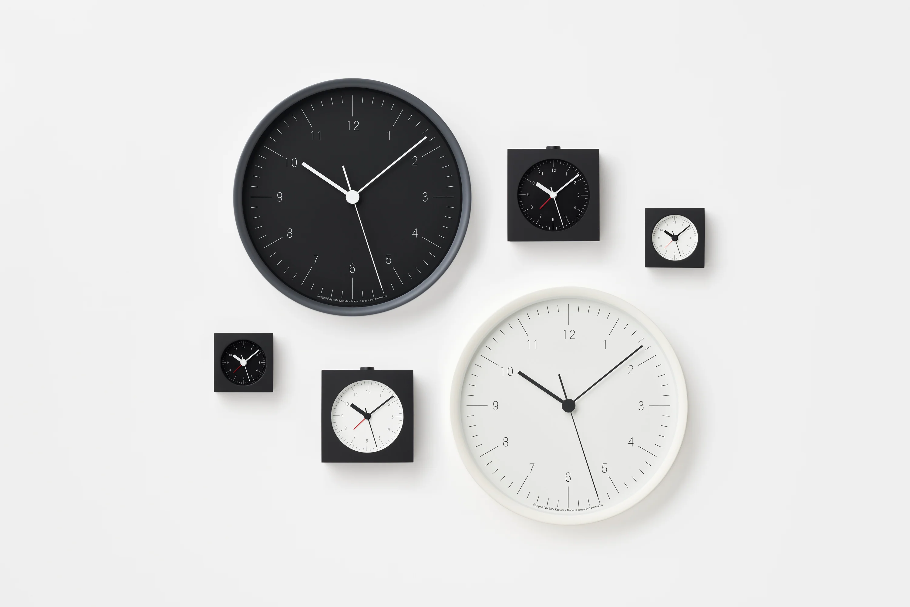 Lemnos City Pop Japanese Designer Alarm Clock - Black - Image 6
