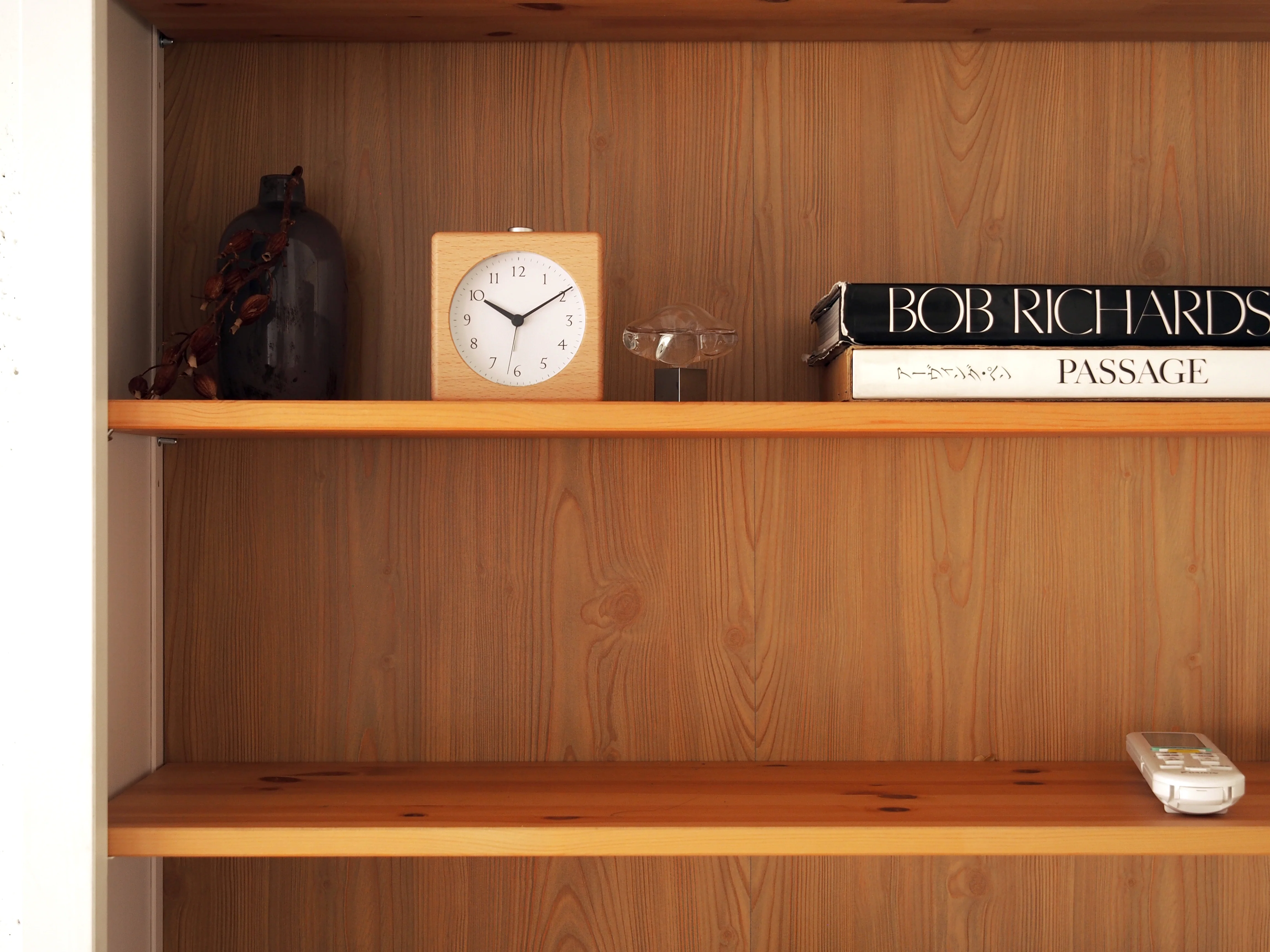Lemnos kanon Japanese Designer Alarm Clock - Natural - Image 4