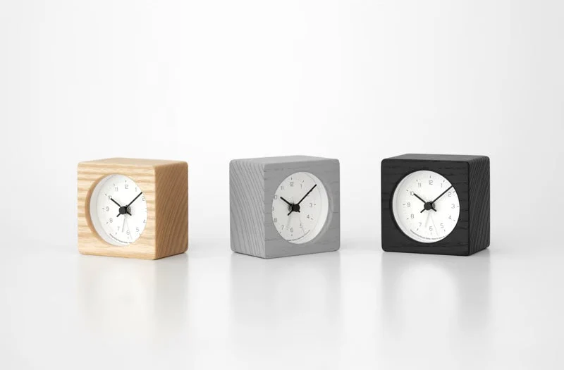 Lemnos NEUT Japanese Designer Alarm Clock - Natural - Image 6