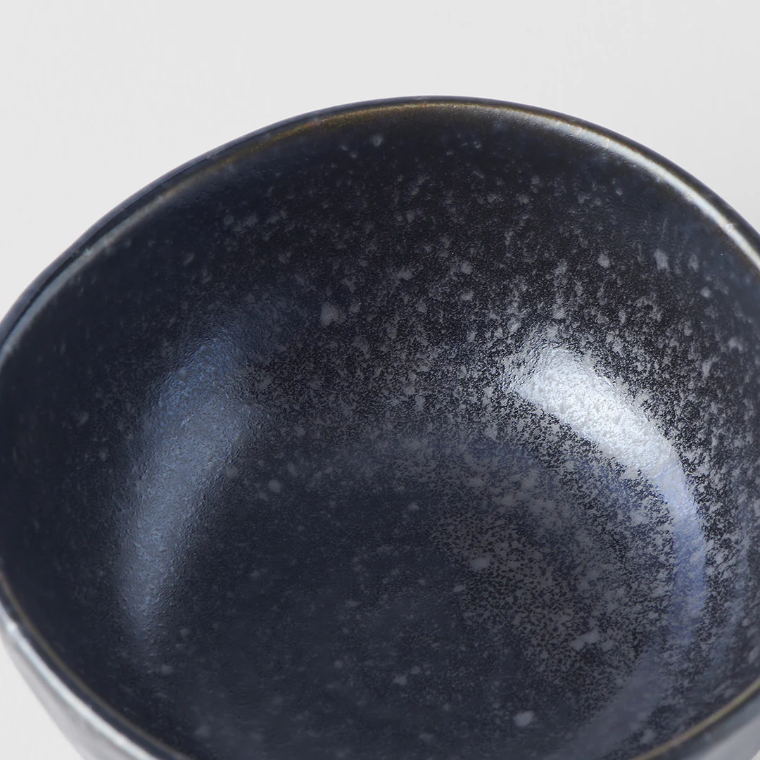 Matt Black uneven edge sauce dish 8cm - Image 3