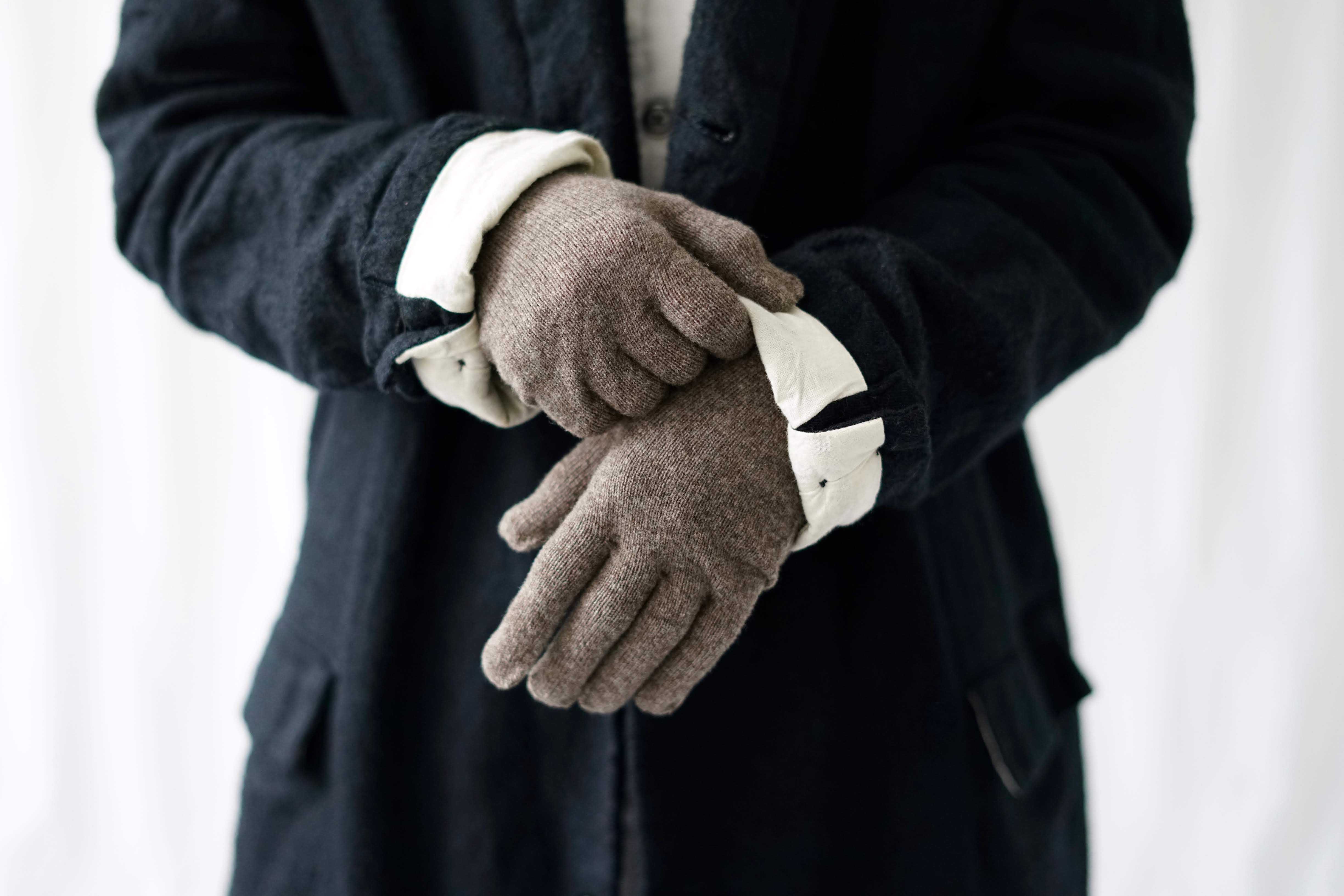 Merino Wool Gloves - Red - Image 7