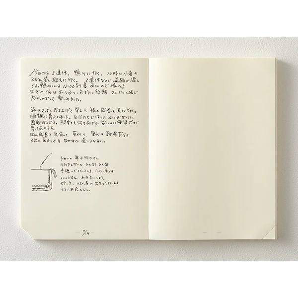 Midori Notebook Journal Codex 1 day 1 page - A5 Plain - Image 3