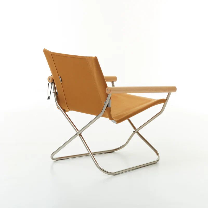 Nychair X 80 Japanese Folding Lounge Chair - Natural Camel - Image 4