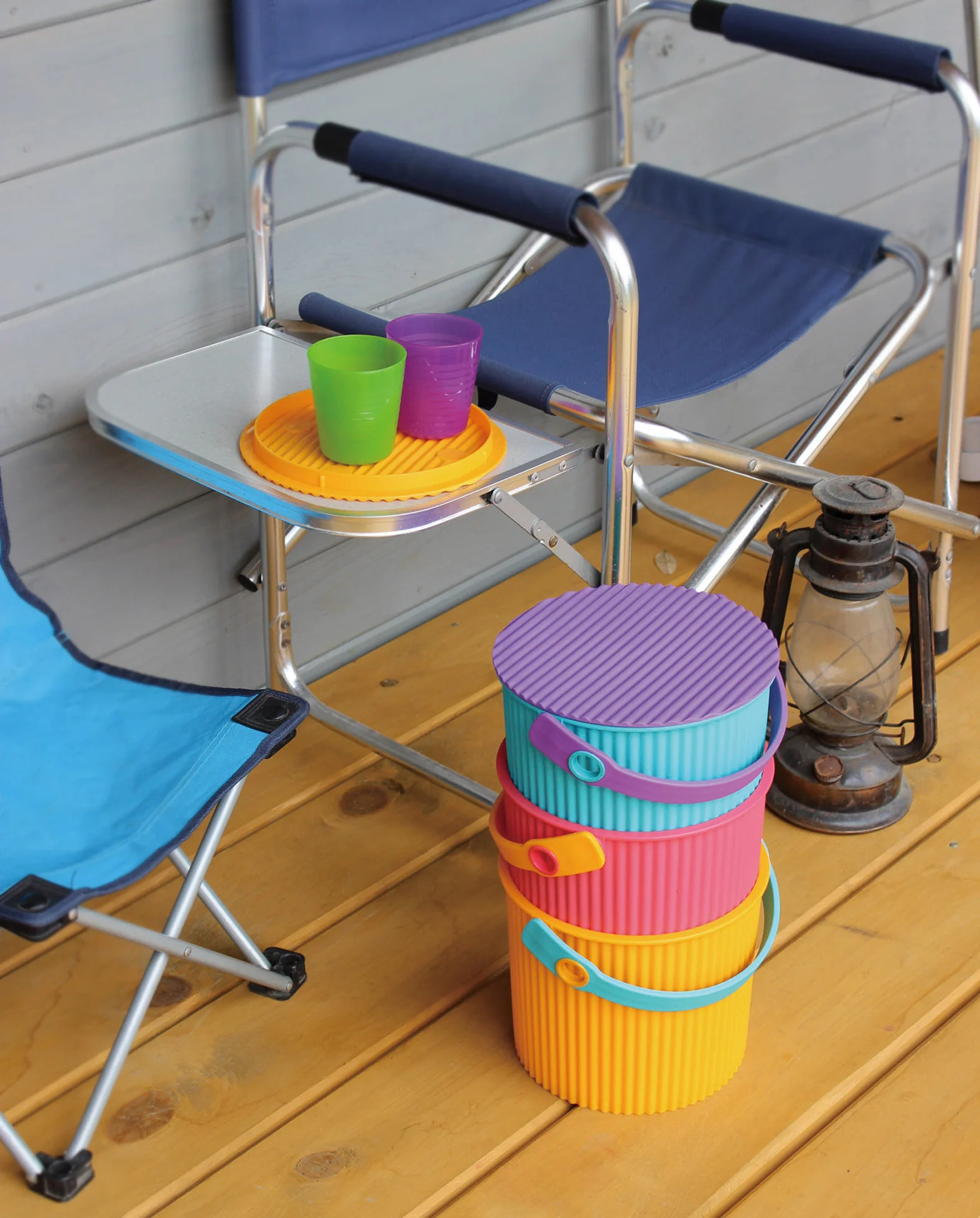 Hachiman Omnioutil mini Storage Bucket 4L - Navy Blue - Image 4