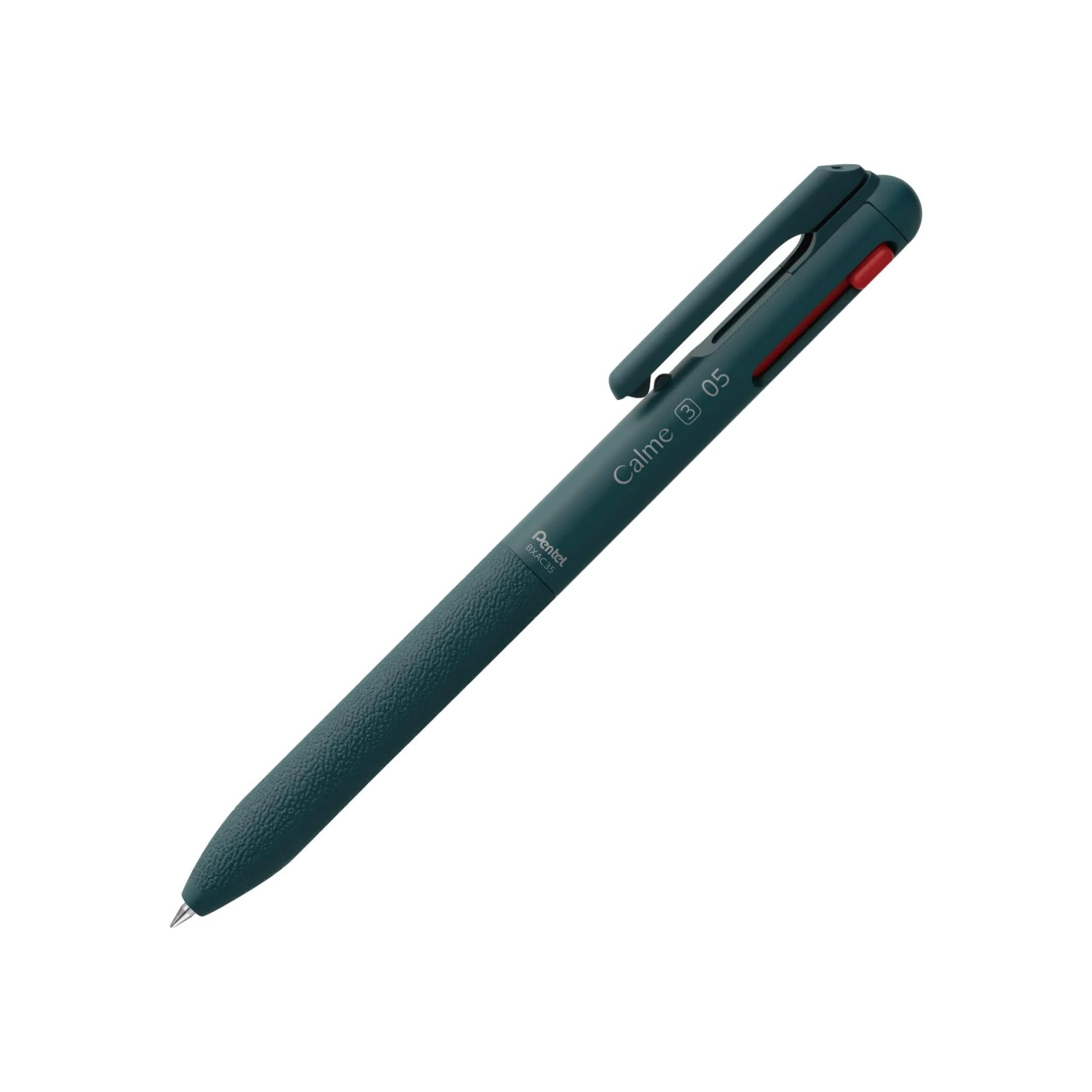 Pentel Calme 3 Colours Ballpoint Pen 0.5mm - Turquoise Blue