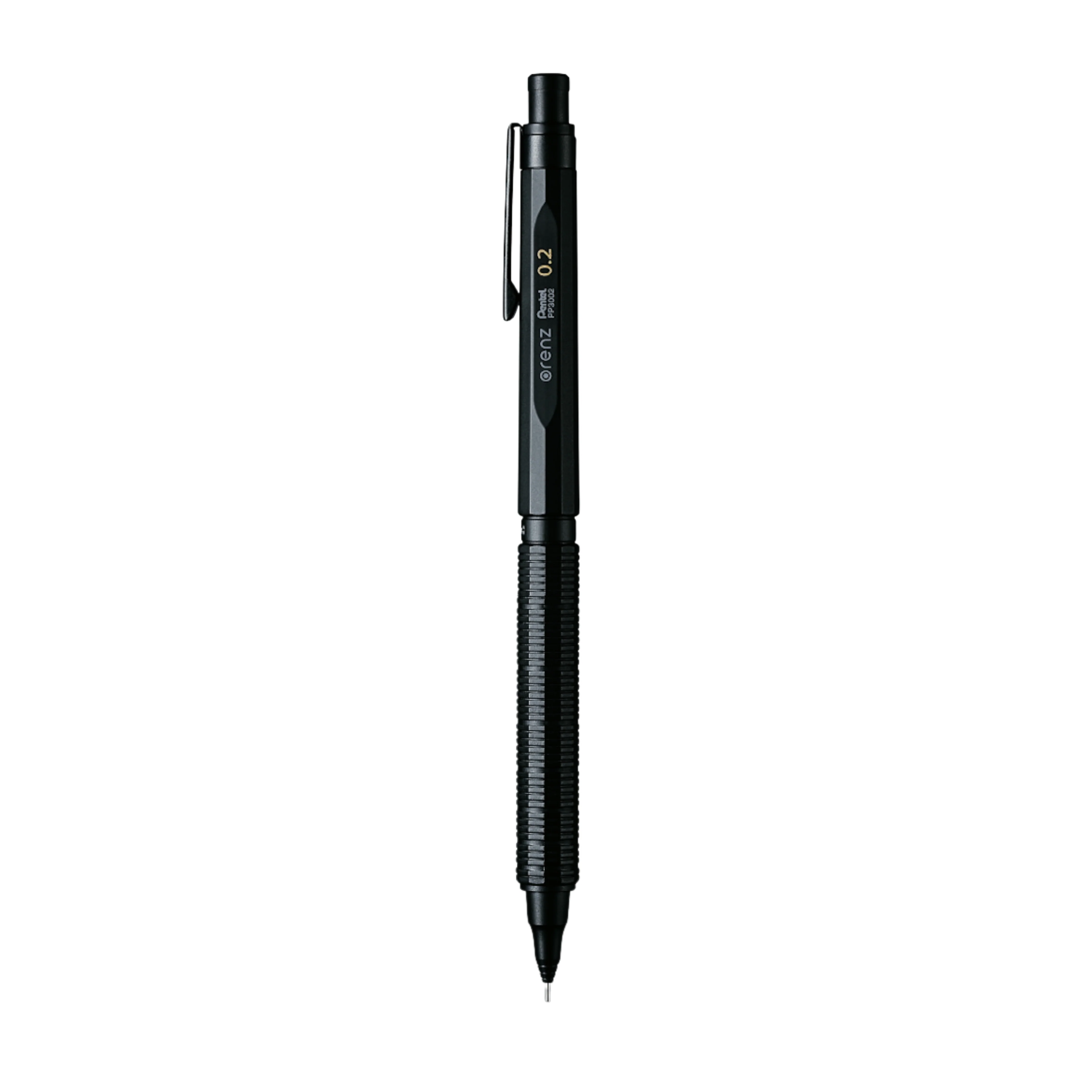 Pentel Orenz Nero 0.2mm Mechanical Pencil Set with Ain Lead & Eraser - Image 2