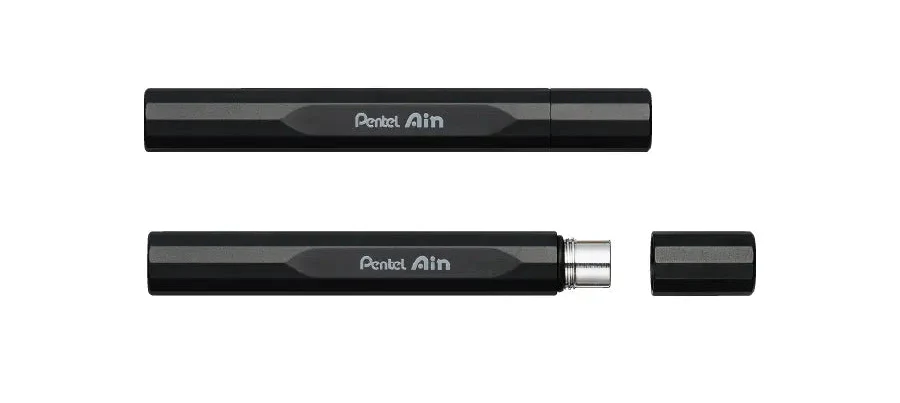 Pentel Orenz Nero 0.2mm Mechanical Pencil Set with Ain Lead & Eraser - Image 4