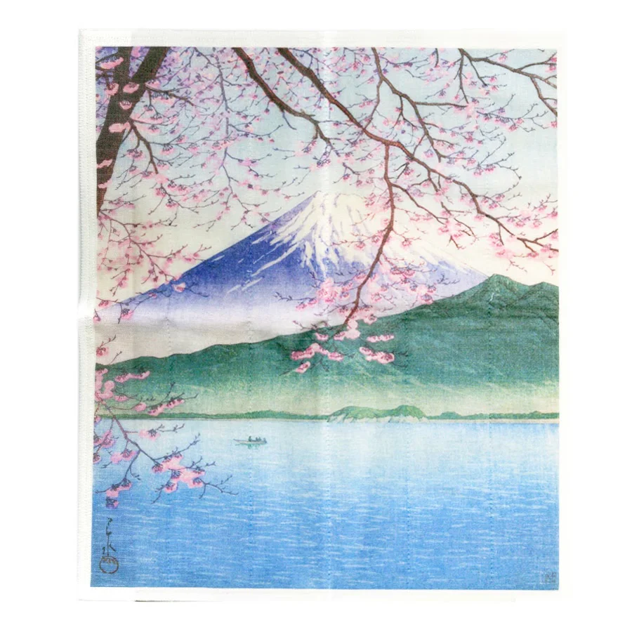 Printed Japanese Dishcloth - Hasui Kisho Nishiizu - Image 2