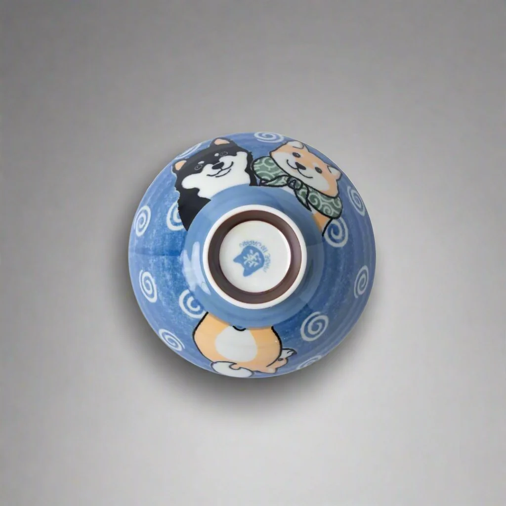 Rice Bowl Shiba Dog 14cm - Image 3