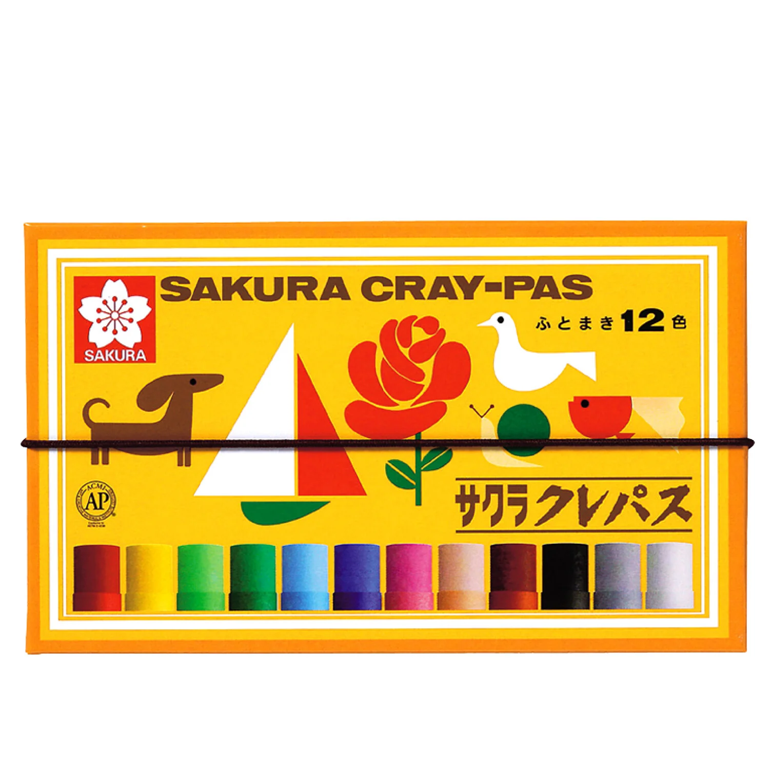 Sakura Cray-Pas Crayons - 12 Colours