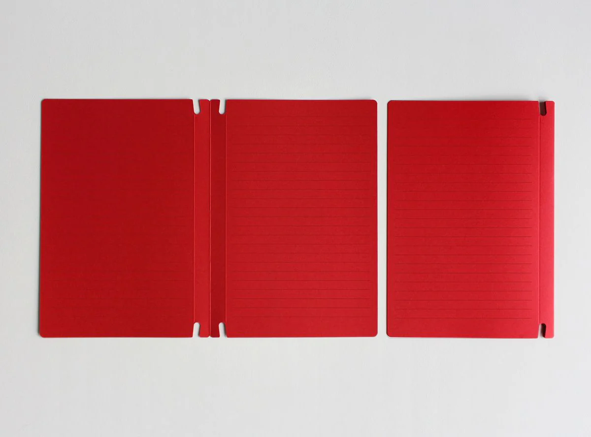Sara Book A5 Ruled Refill Pages - Red - Image 2