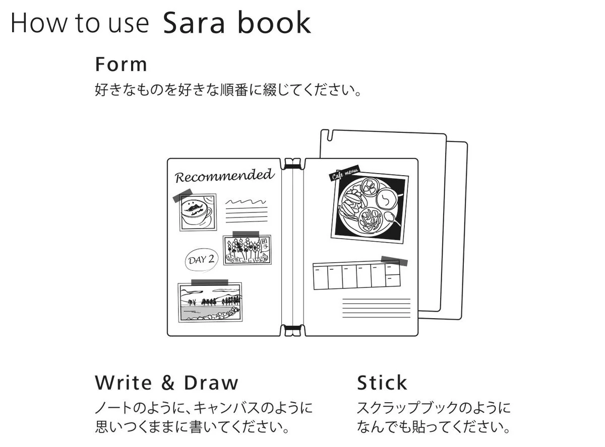 Sara Book A5 Ruled Refill Pages - Red - Image 7