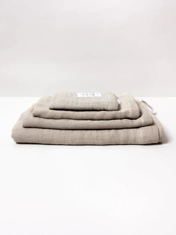 Shinto 2.5 ply gauze bath towel large beige - 88 x 140cm