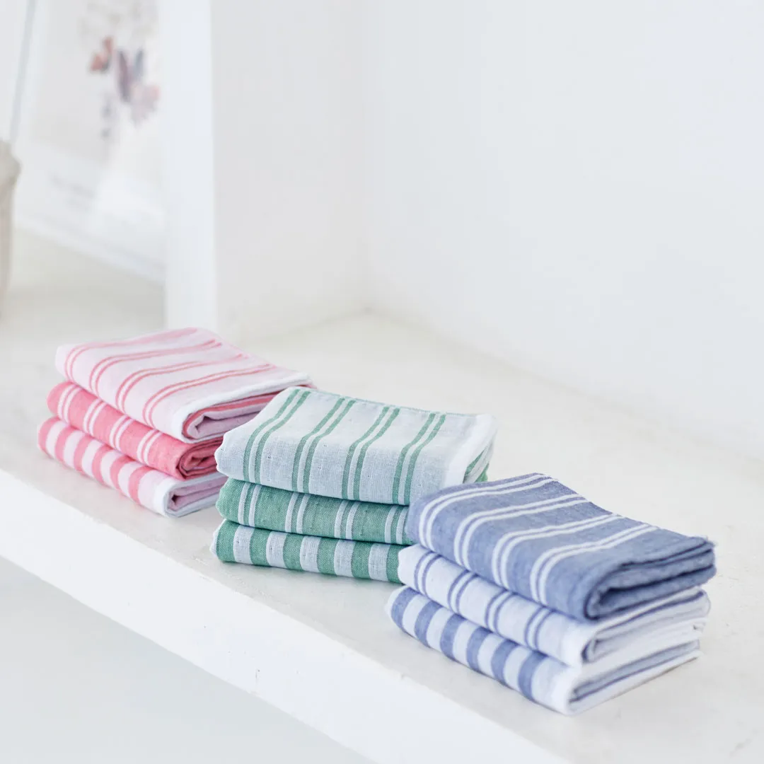 Marushin Shima Towel Single Stripe - Forest - Image 2